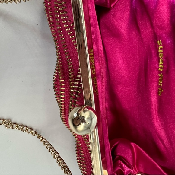 Susan Faris pink Clutch bag - Picture 5 of 6